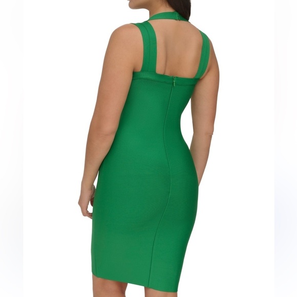 NWT SIENA Emerald Green Banded Mini Dress - Picture 6 of 10